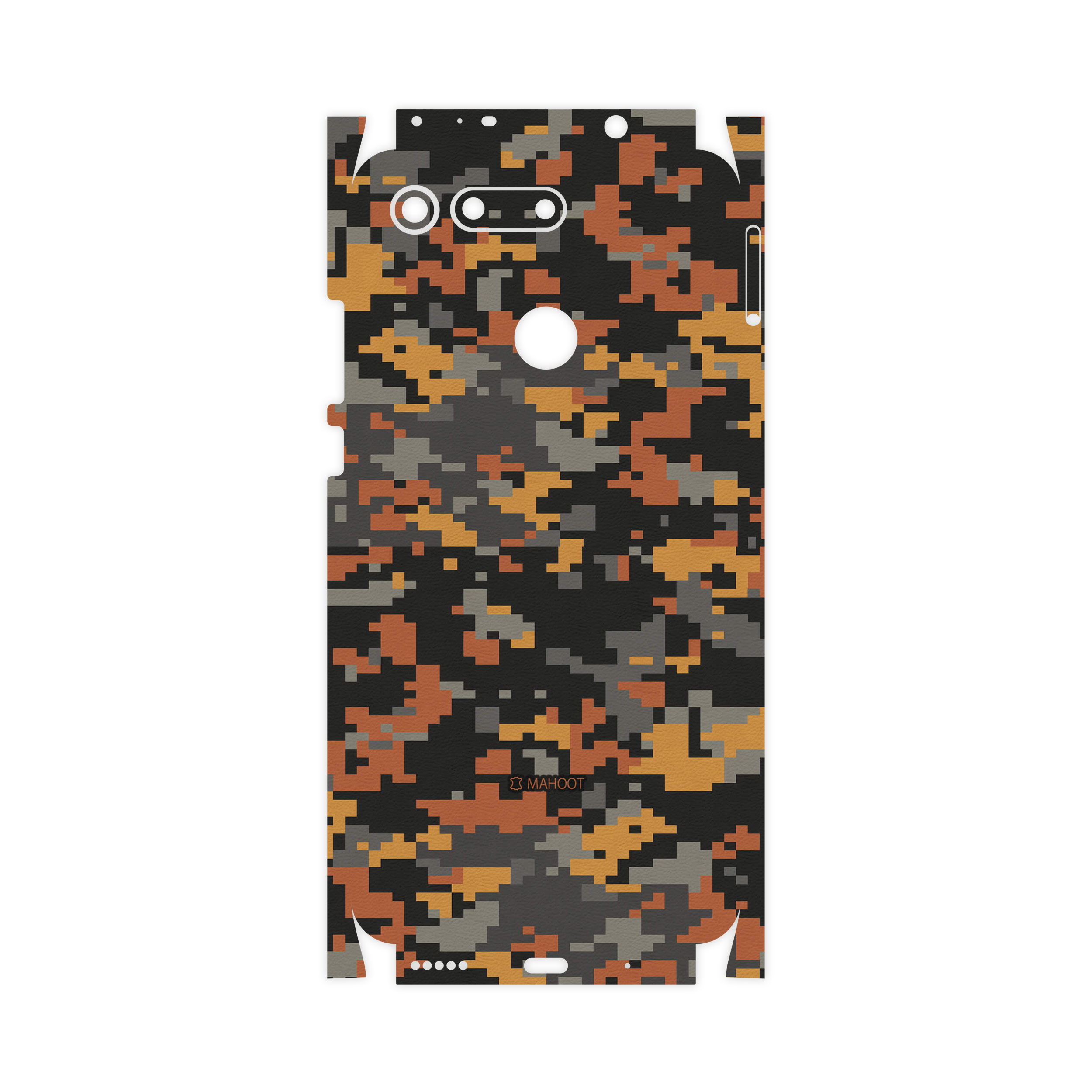 برچسب پوششی ماهوت مدل Army-Autumn-pixel-FullSkin مناسب برای گوشی موبایل آنر View 20