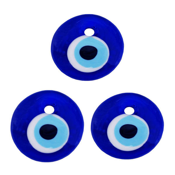 آویز
تزیینی مدل چشم و نظر شیشه ای بسته سه عددی