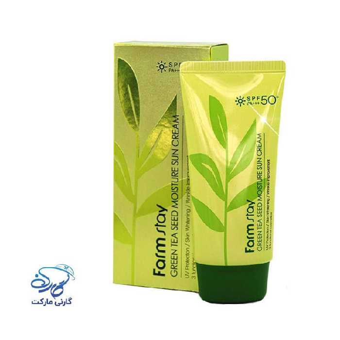 کرم ضد آفتاب آبرسان چای سبز فارم استی