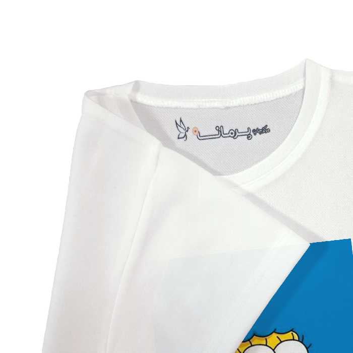 تی شرت آستین کوتاه  بچگانه پرمانه طرح سیمپسون ها کد pmt.6586