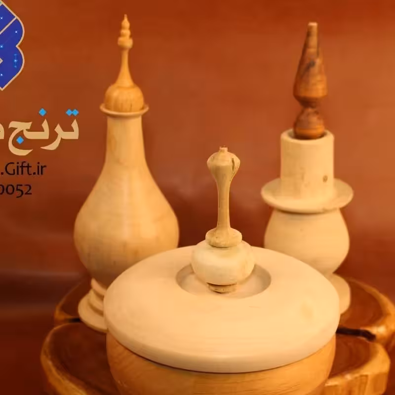 گلدان چوبی