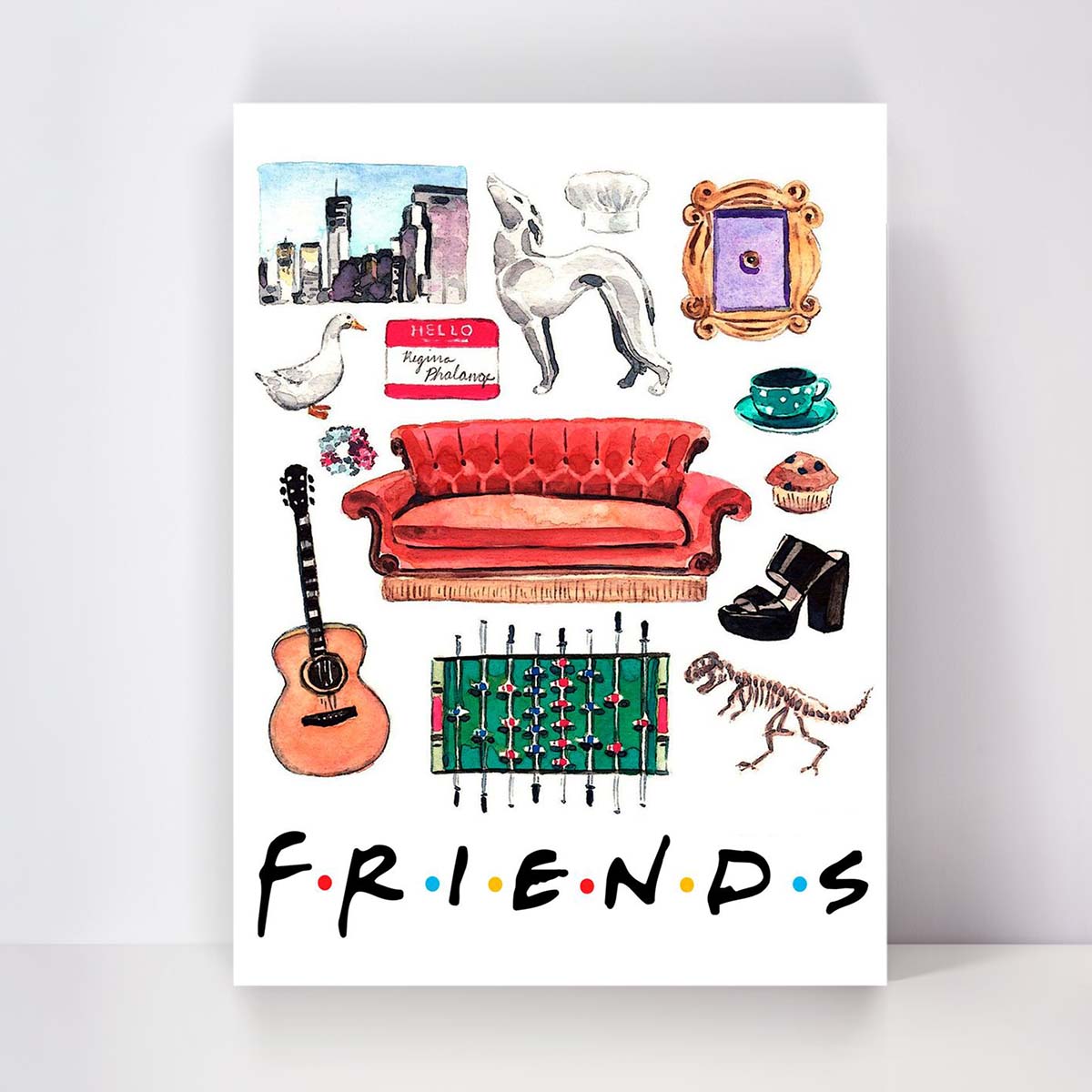 تابلو شاسی مدل Friends کد S-2171