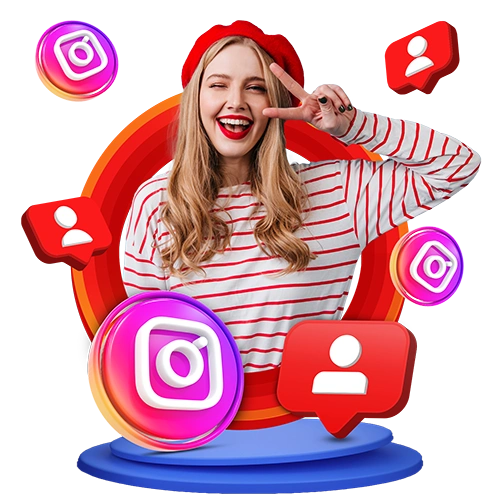 5000 هزار فالوور اینستاگرام Instagram follower 5k سرور خارجی با کیفیت همراه با جبران ریزش