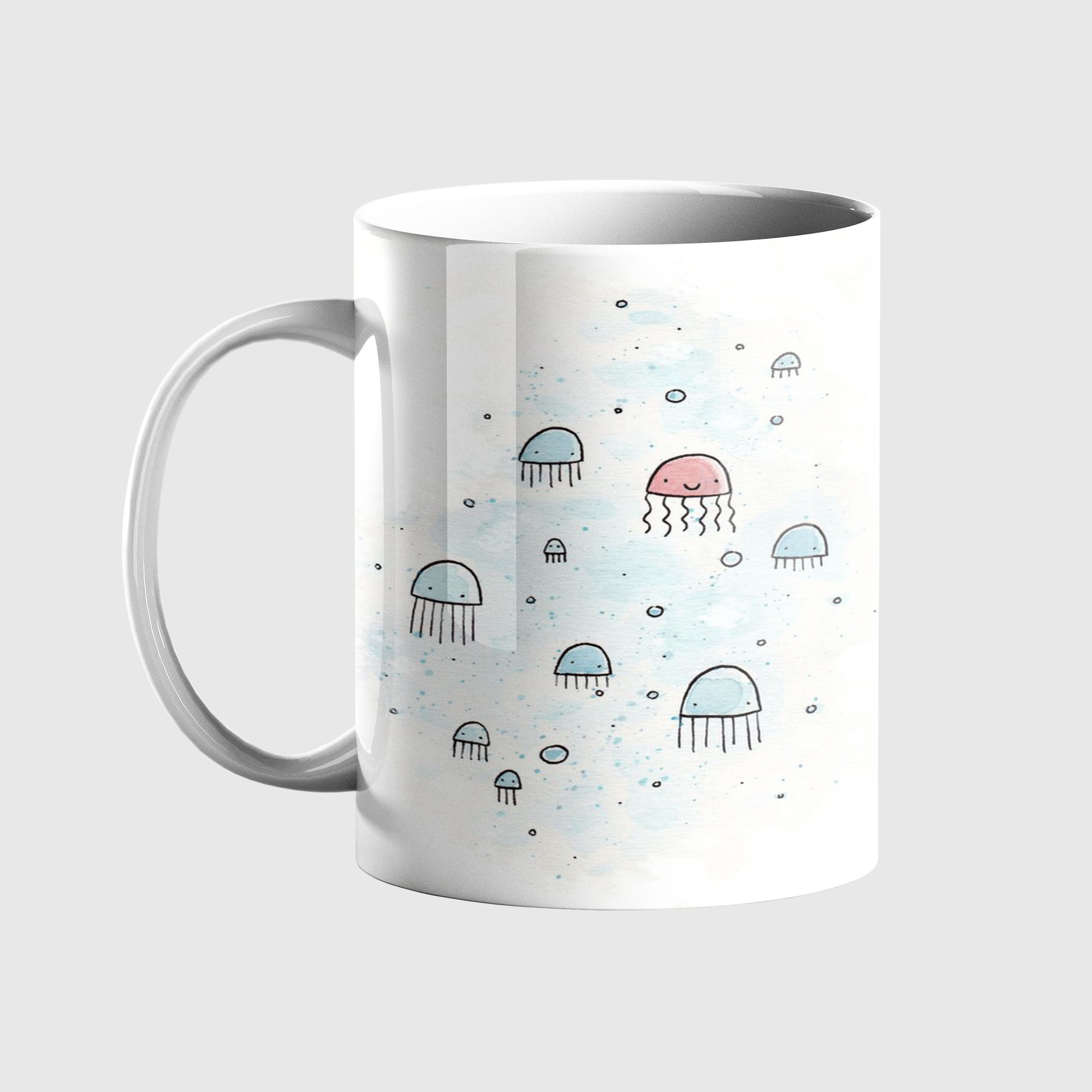 ماگ طرح عروس دریایی فانتزی کد 58