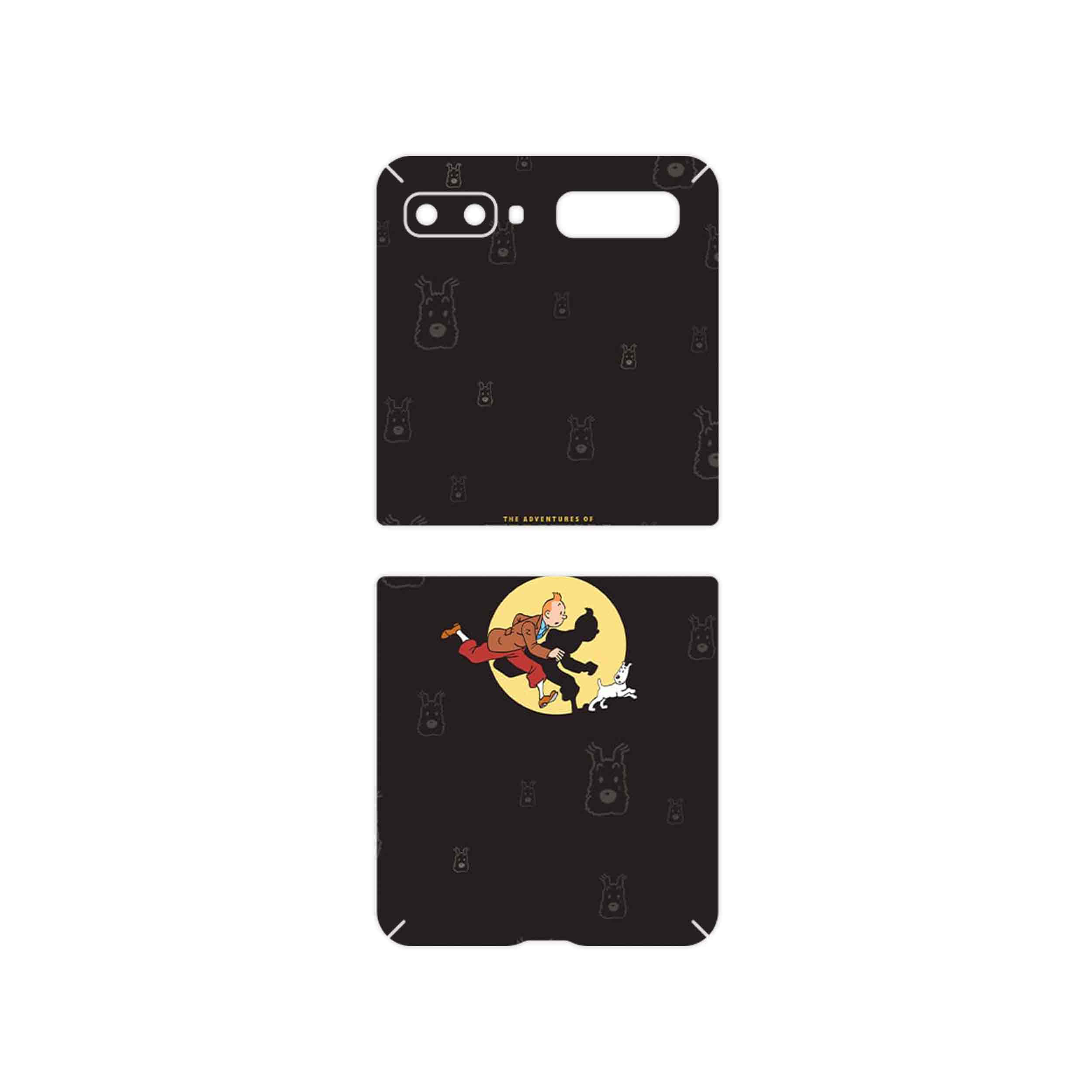 برچسب پوششی ماهوت مدل Tintin مناسب برای گوشی موبایل سامسونگ Galaxy Z Flip