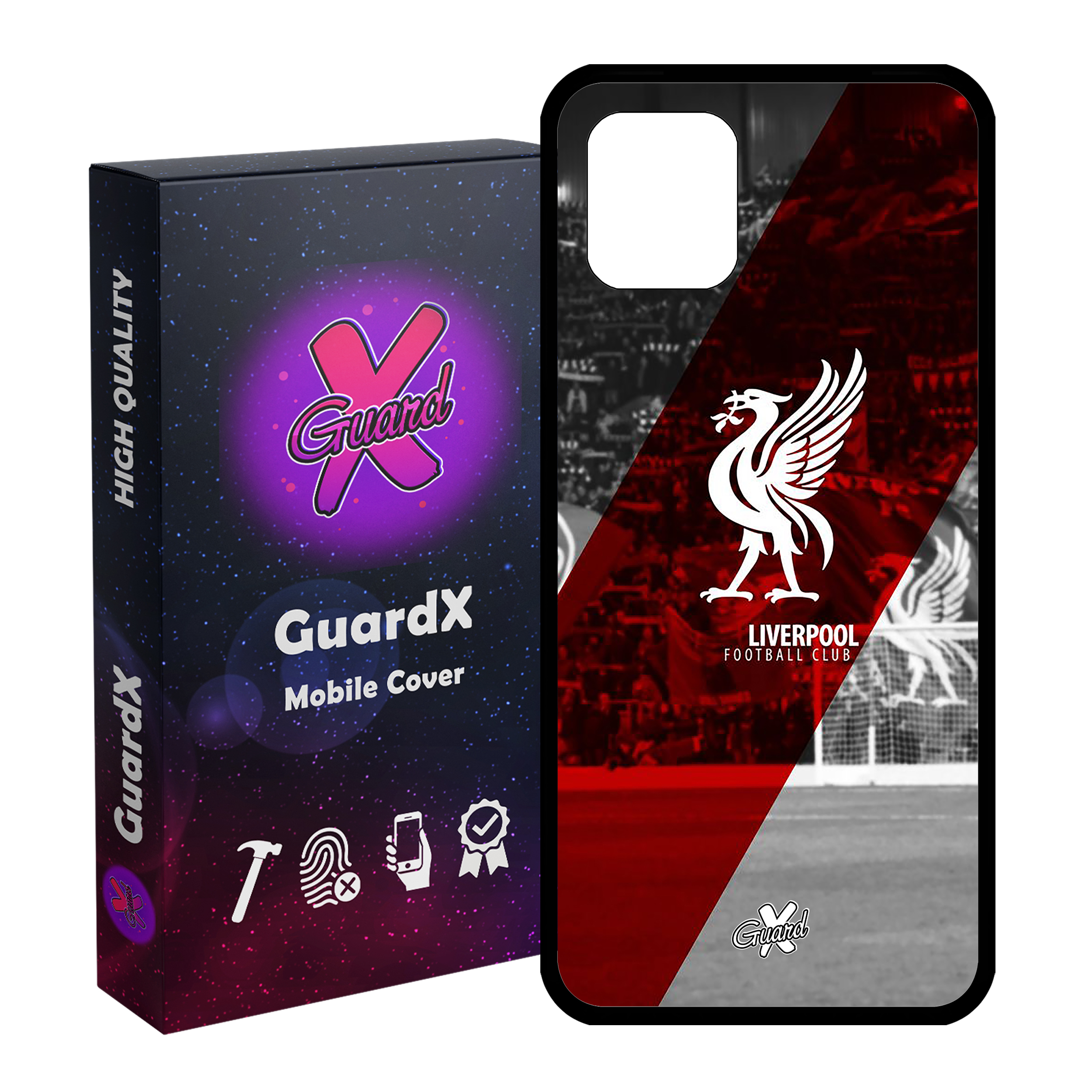 کاور گارد ایکس طرح Liverpool مدل Glass10045 مناسب برای گوشی موبایل سامسونگ Galaxy Note 10 Lite