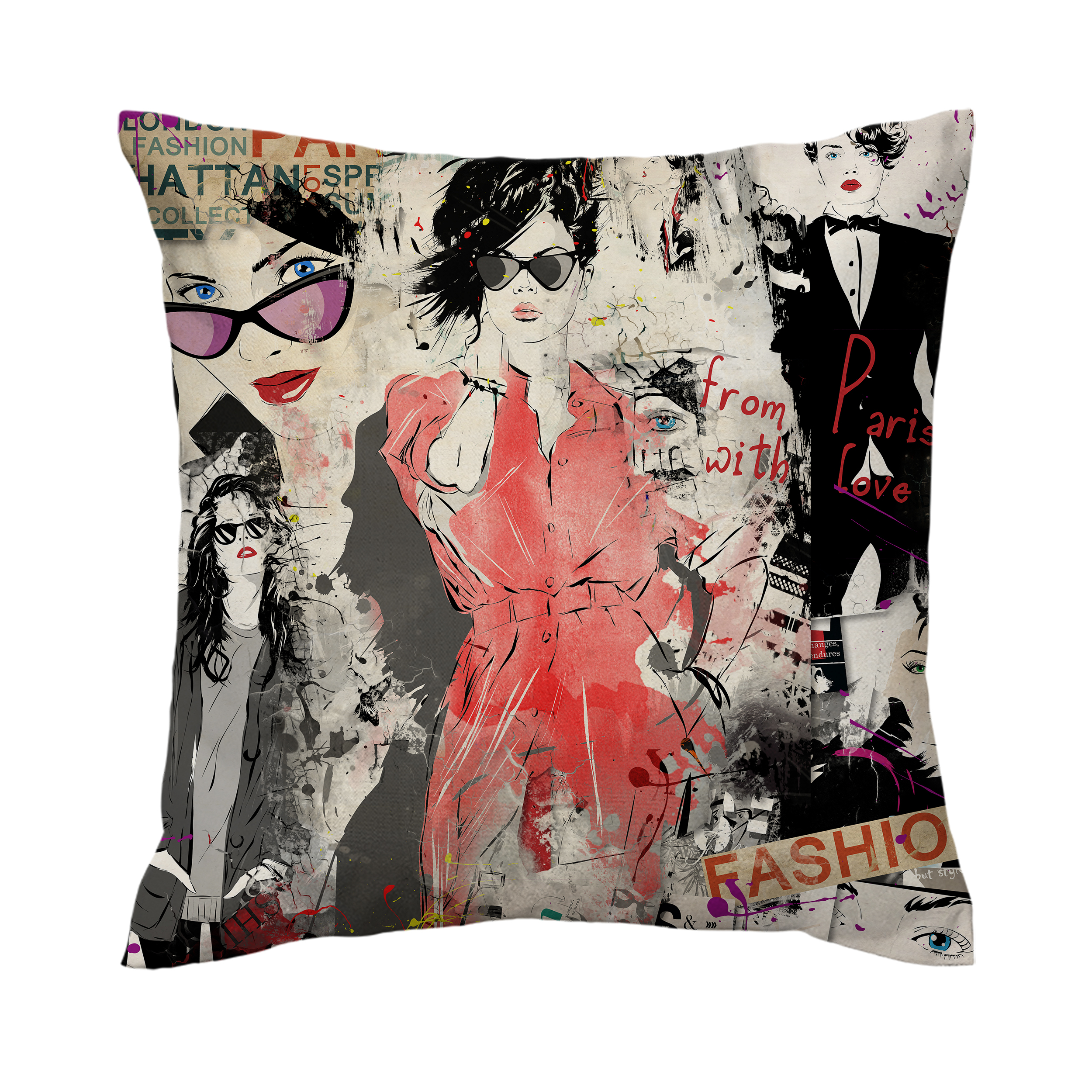 کاور کوسن طرح Fashion کد 128