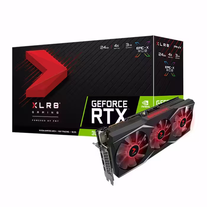 کارت گرافیک پی ان وای RTX 3090Ti 24GB XLR8 Gaming UPRISING EPIC-X RGB