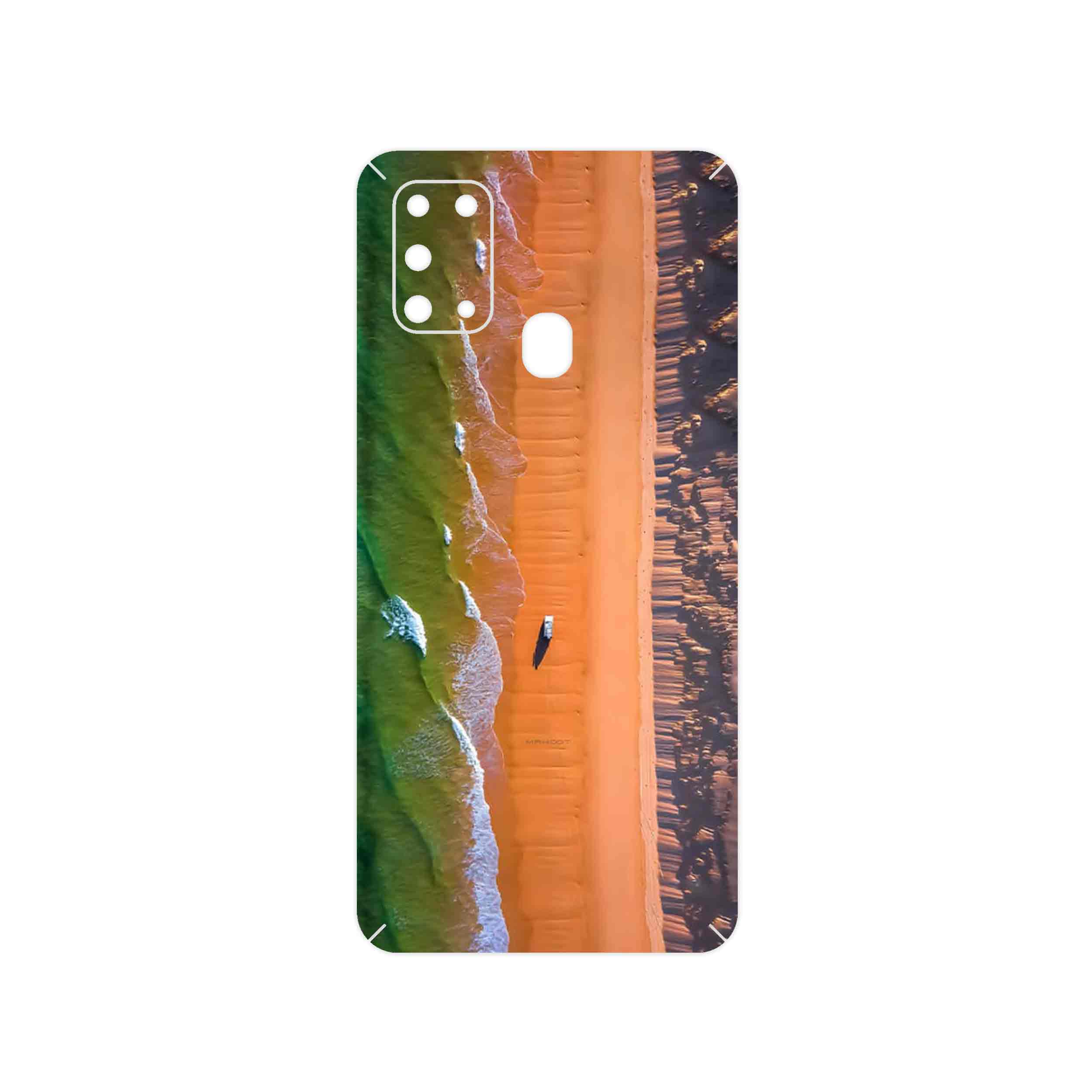 برچسب پوششی ماهوت مدل Beach and Green Sea مناسب برای گوشی موبایل سامسونگ Galaxy M31