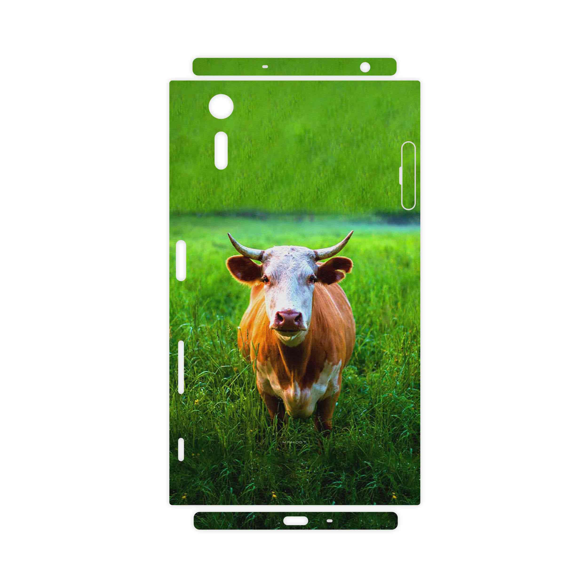برچسب پوششی ماهوت مدل Cow-FullSkin مناسب برای گوشی موبایل سونی Xperia XZ