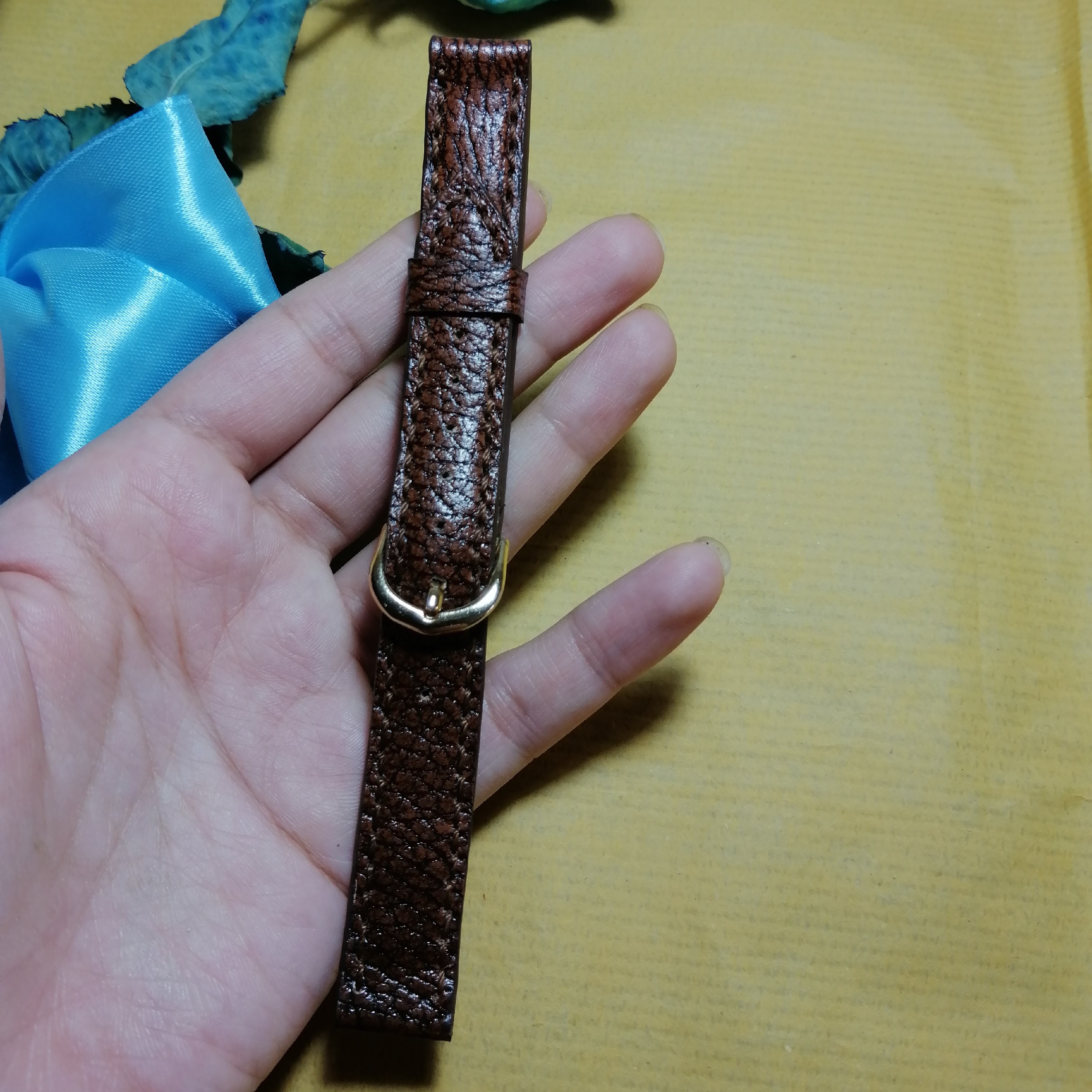 بند ساعت چرم طبیعی 