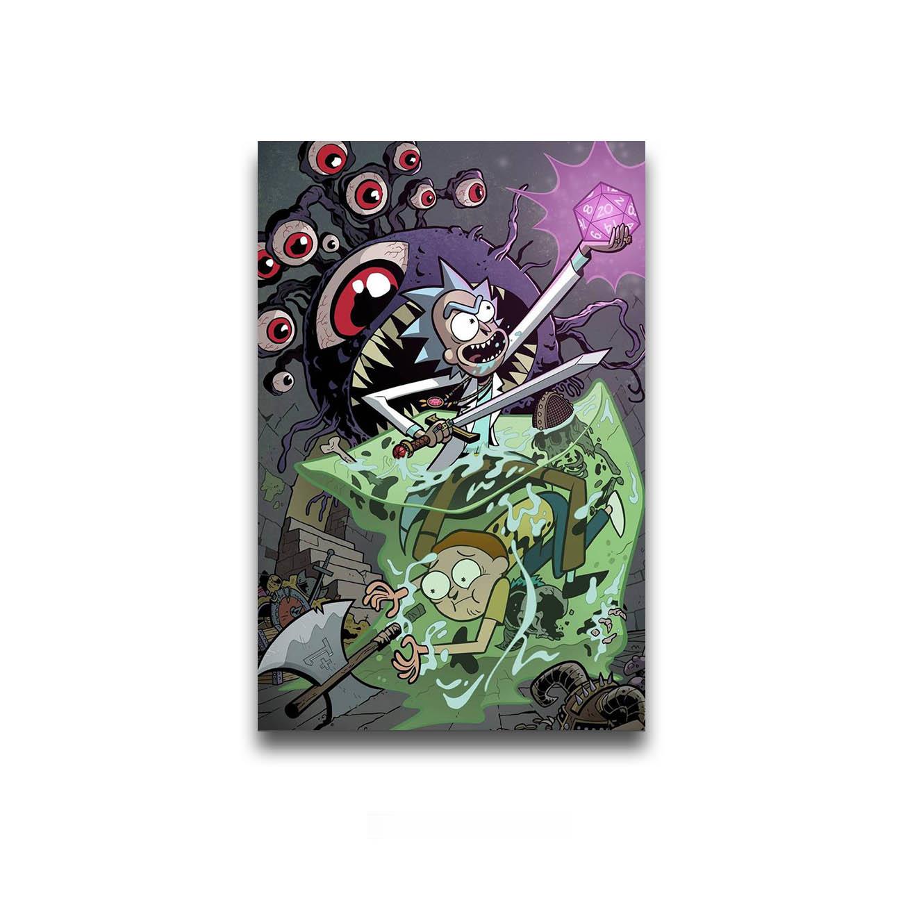 تابلو شاسی طرح ریک و مورتی مدل BS00059