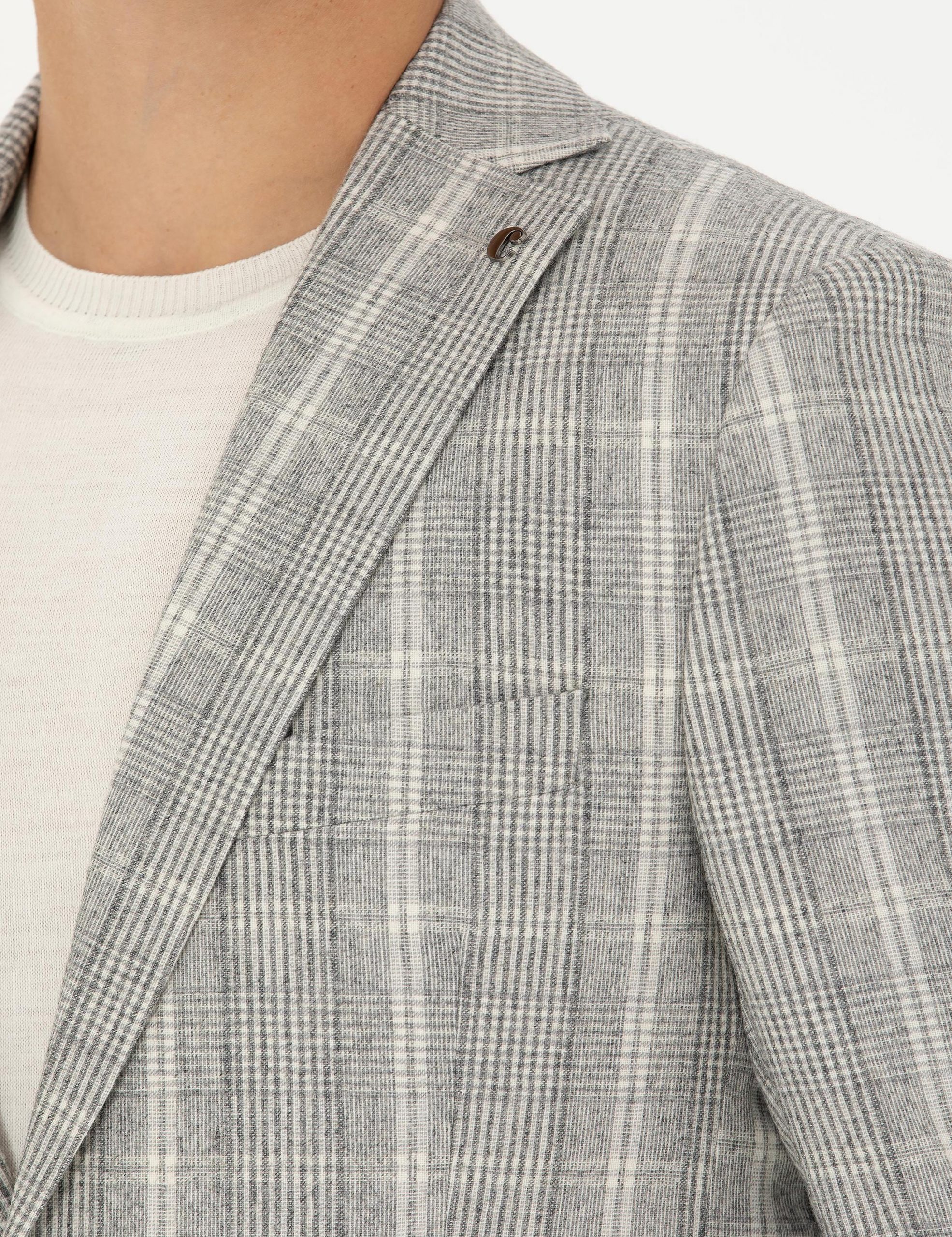 کت و شلوار مردانه خاکستری کاشارل