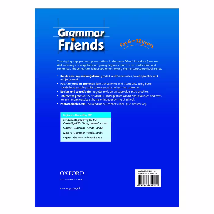 کتاب Grammar Friends 1 اثر Tim Ward انتشارات Oxford