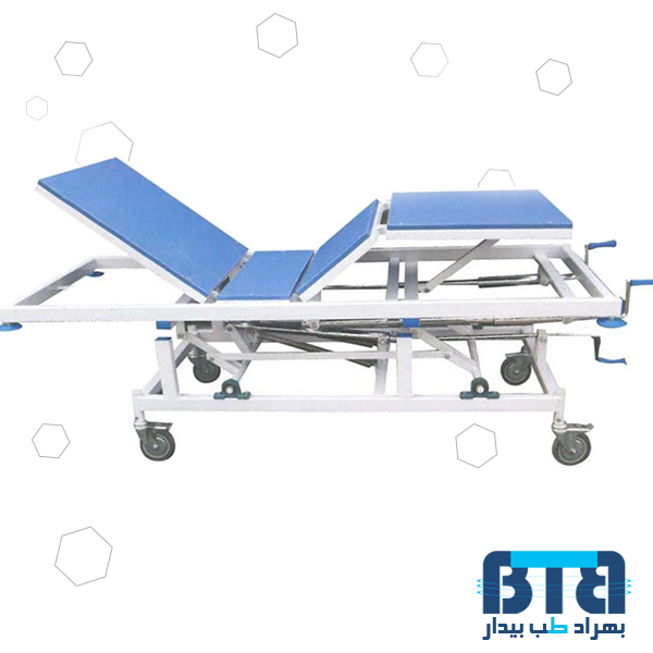 تخت CPR با قابلیت تنظیم ارتفاع پایه ثابت بدون چرخ