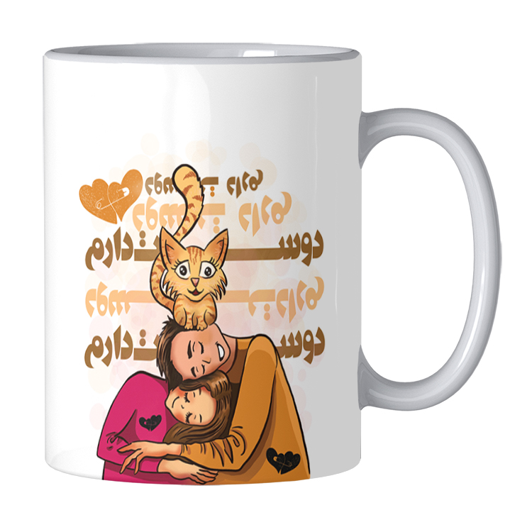 ماگ مدل عاشقانه کد 188