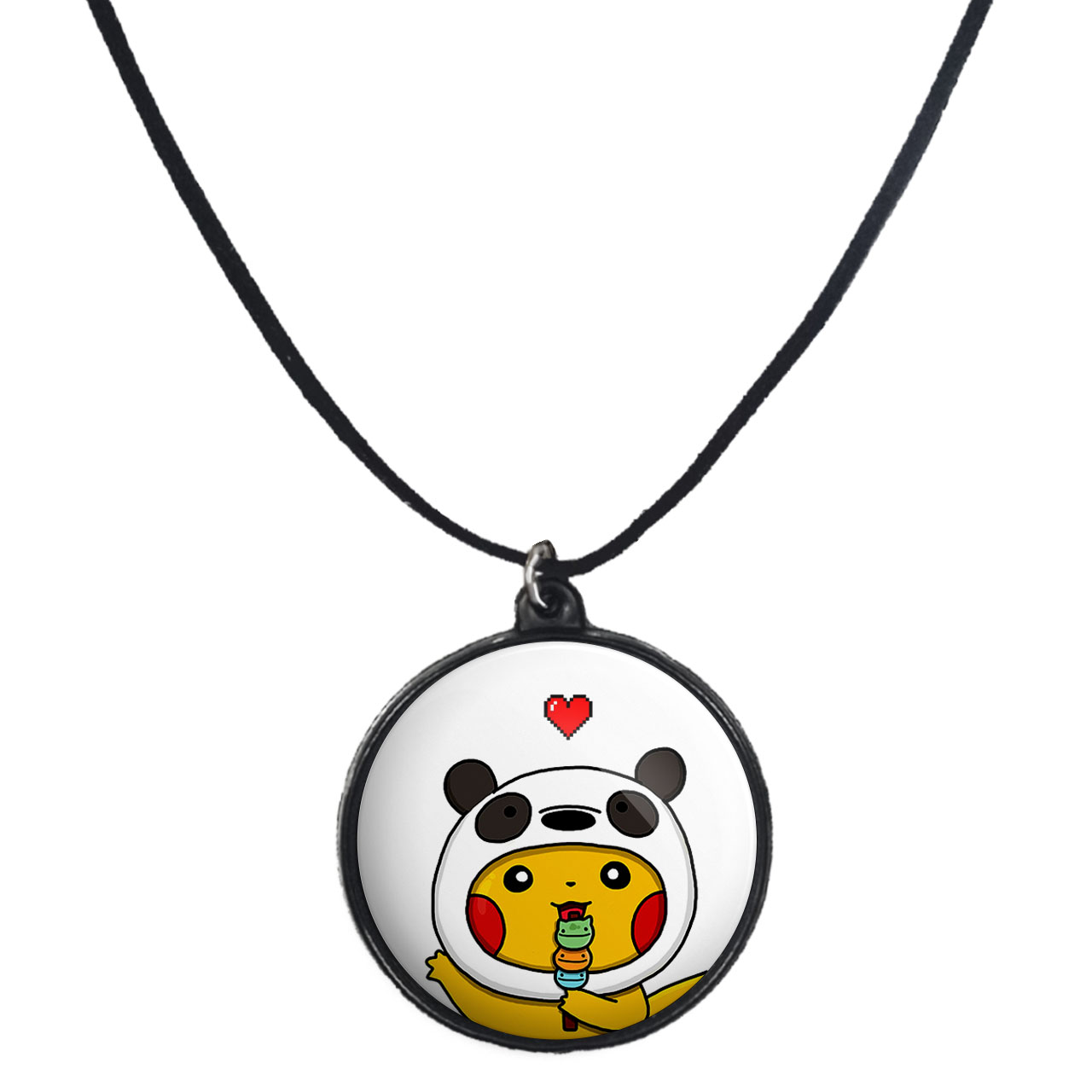 گردنبند پرمانه طرح pokemon کد pmb.25179 مدل دو طرفه