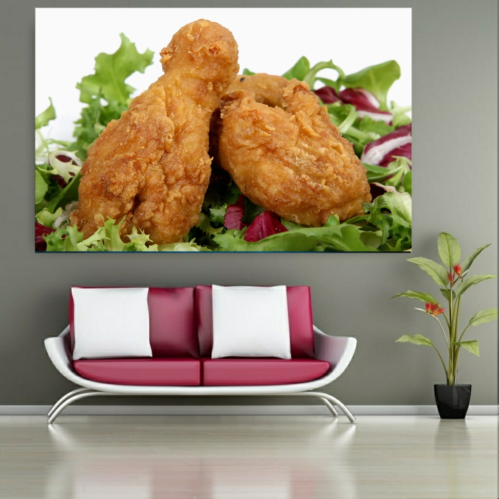 تابلو بوم طرح فست فود مدل کنتاکی کد SDB1514