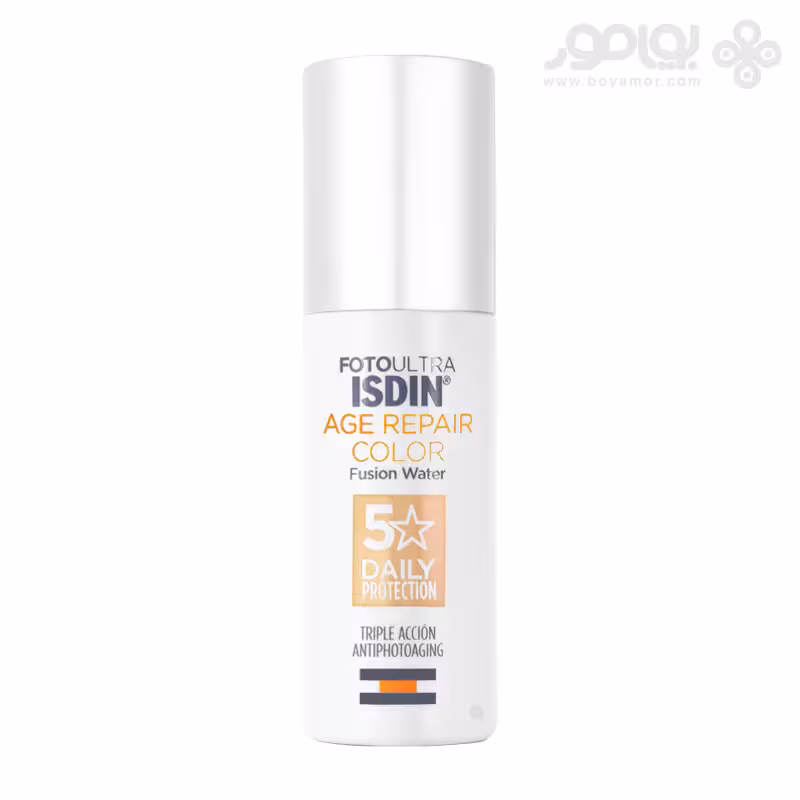 کرم ضد آفتاب رنگی ایزدین مدل AGE REPAIR حاوی SPF50 حجم 50 میل