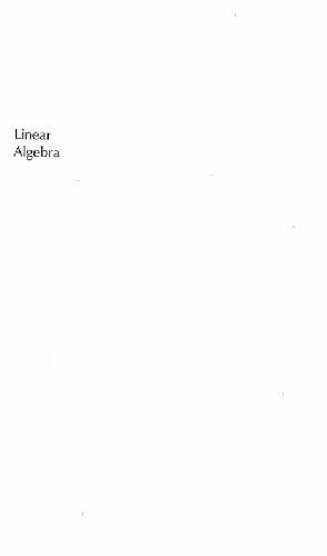 خرید و دانلود نسخه کامل کتاب Linear algebra
