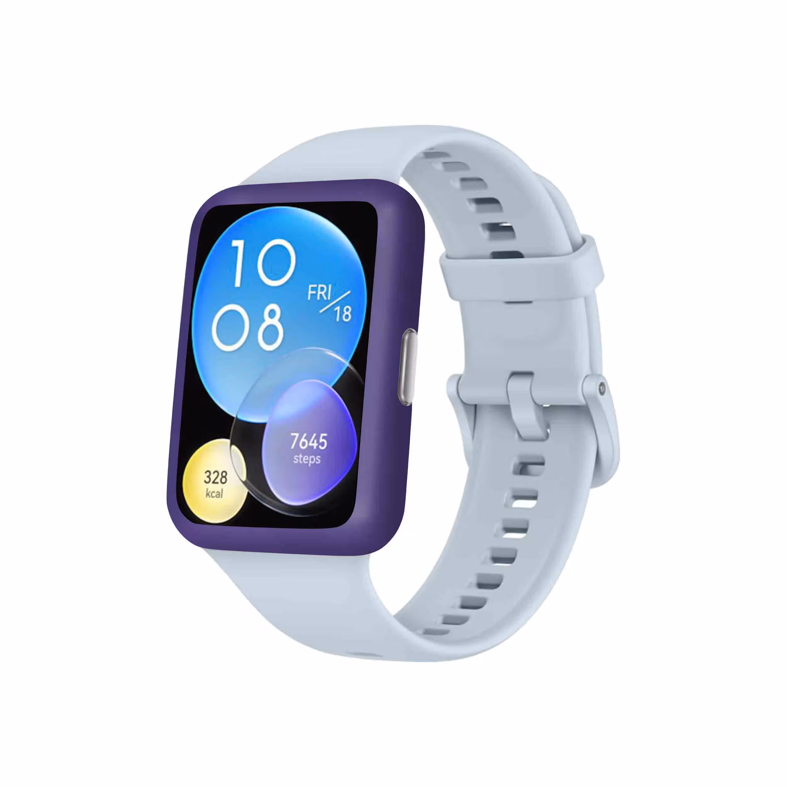 برچسب ماهوت طرح Matte-BlueBerry مناسب برای ساعت هوشمند هوآوی Watch Fit 2