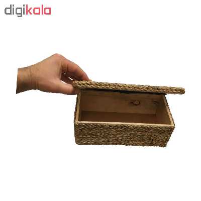 ست سطل و جعبه دستمال کاغذی مدل SHIKA