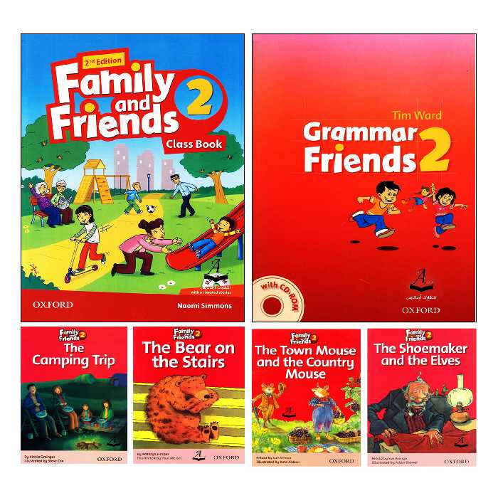 کتاب Family And Friends 2 اثر جمعی از نویسندگان انتشارات آرماندیس شش جلدی