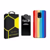 کاور مدل Rainbow مناسب برای گوشی موبایل شیائومی Redmi Note 9S / Pro به همراه محافظ صفحه نمایش