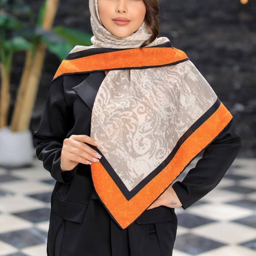 روسری نخی تابستانه کادر