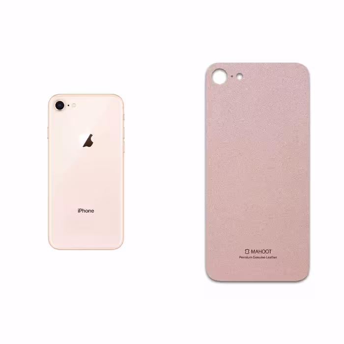 برچسب پوششی ماهوت مدل Rose Gold Leather مناسب برای گوشی موبایل اپل iPhone 8