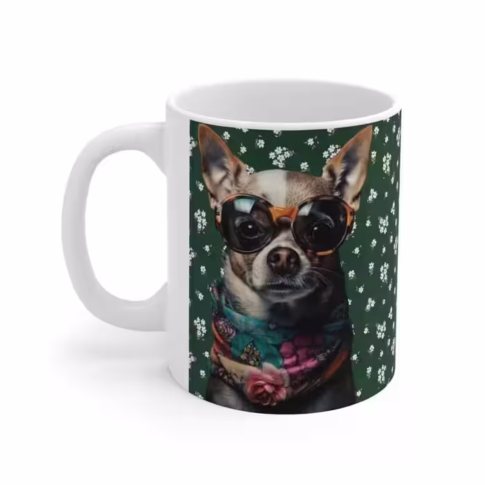 ماگ طرح سگ Dog مدل NM1249
