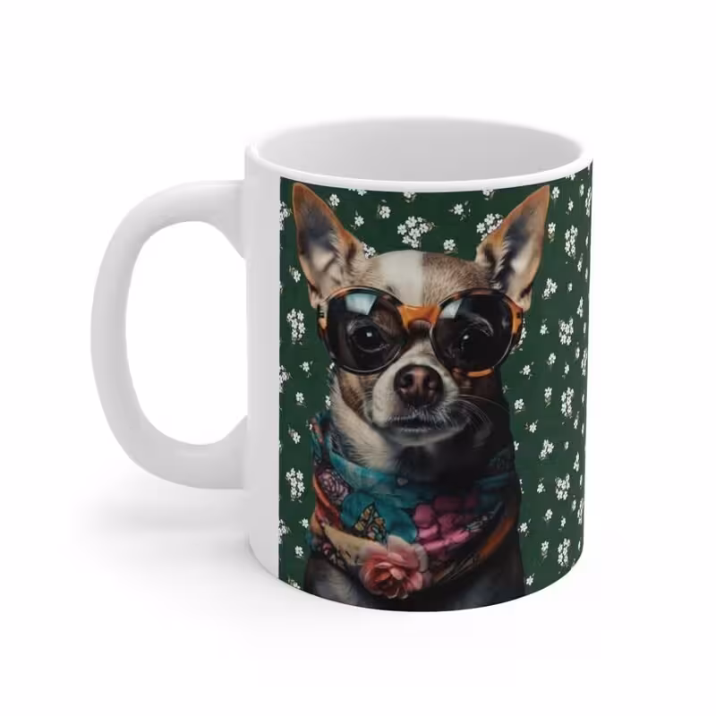 ماگ طرح سگ Dog مدل NM1249