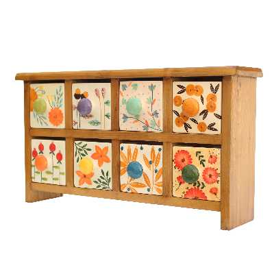 ست جای ادویه 8 پارچه مدل کشویی