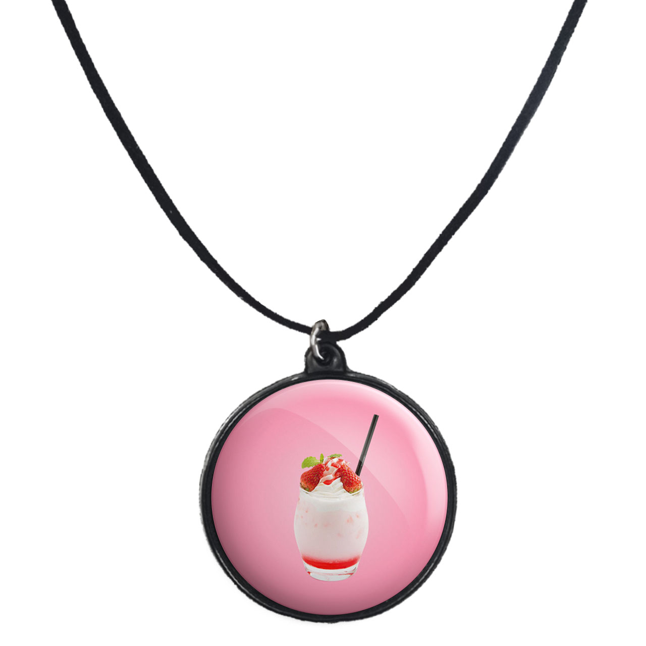 گردنبند پرمانه طرح بستنی کد pmb.29206مدل دو طرفه