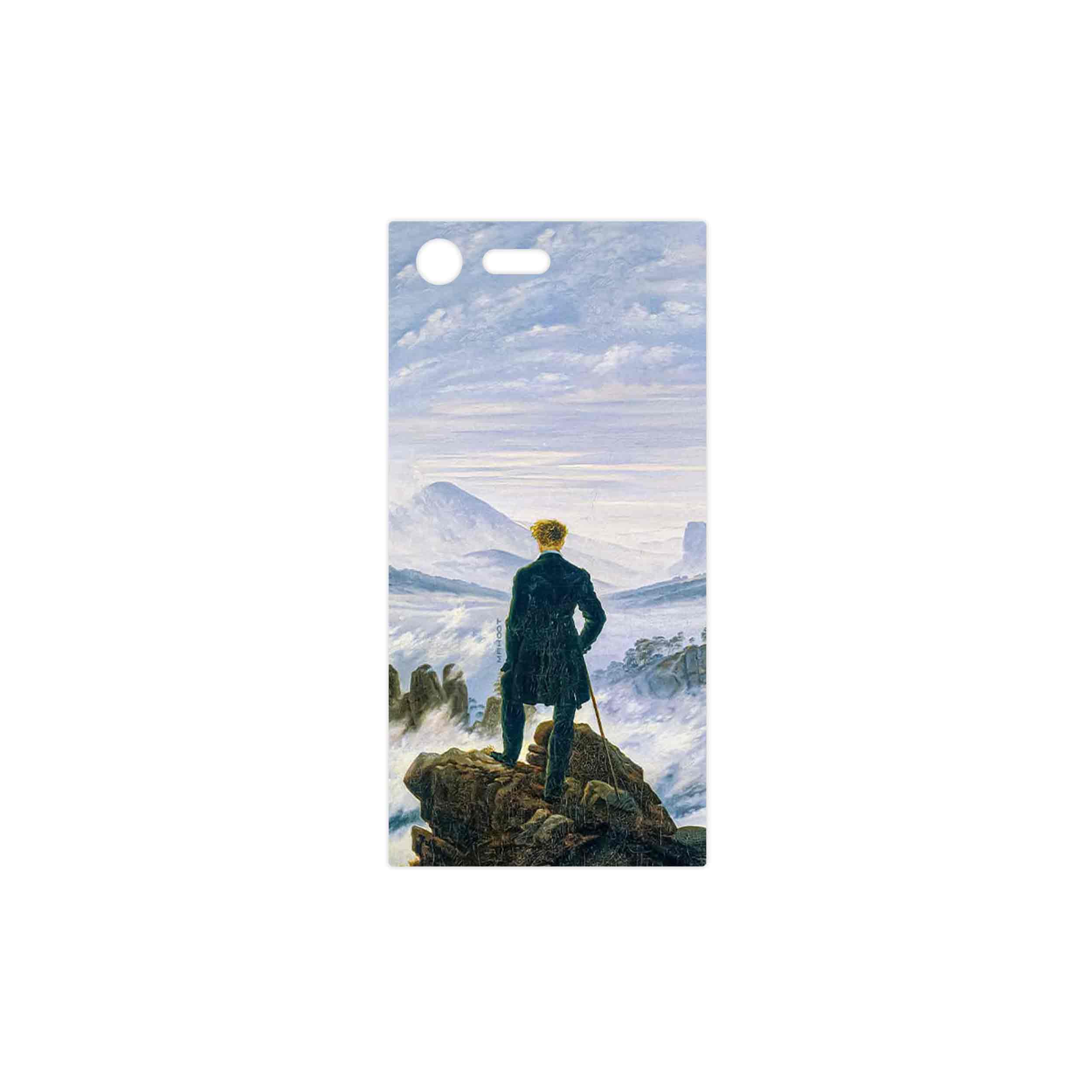 برچسب پوششی ماهوت مدل Wanderer above the Sea of Fog مناسب برای گوشی موبایل سونی Xperia X Compact