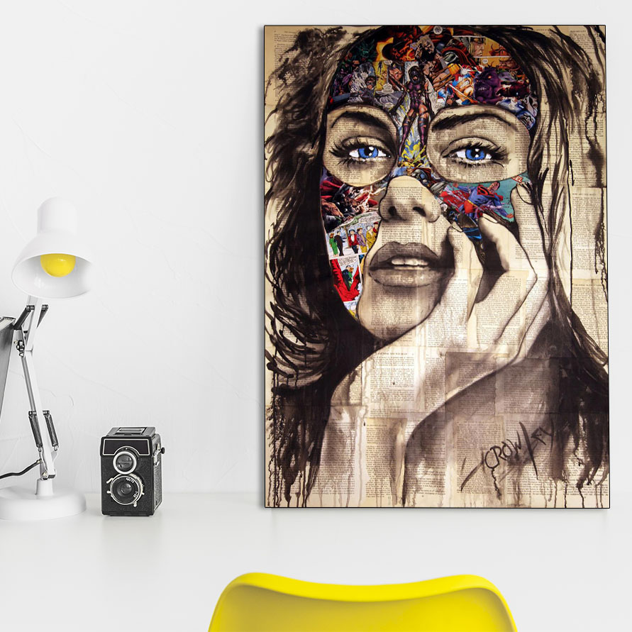 تابلو شاسی گالری استاربوی طرح پرتره مدل Art 36