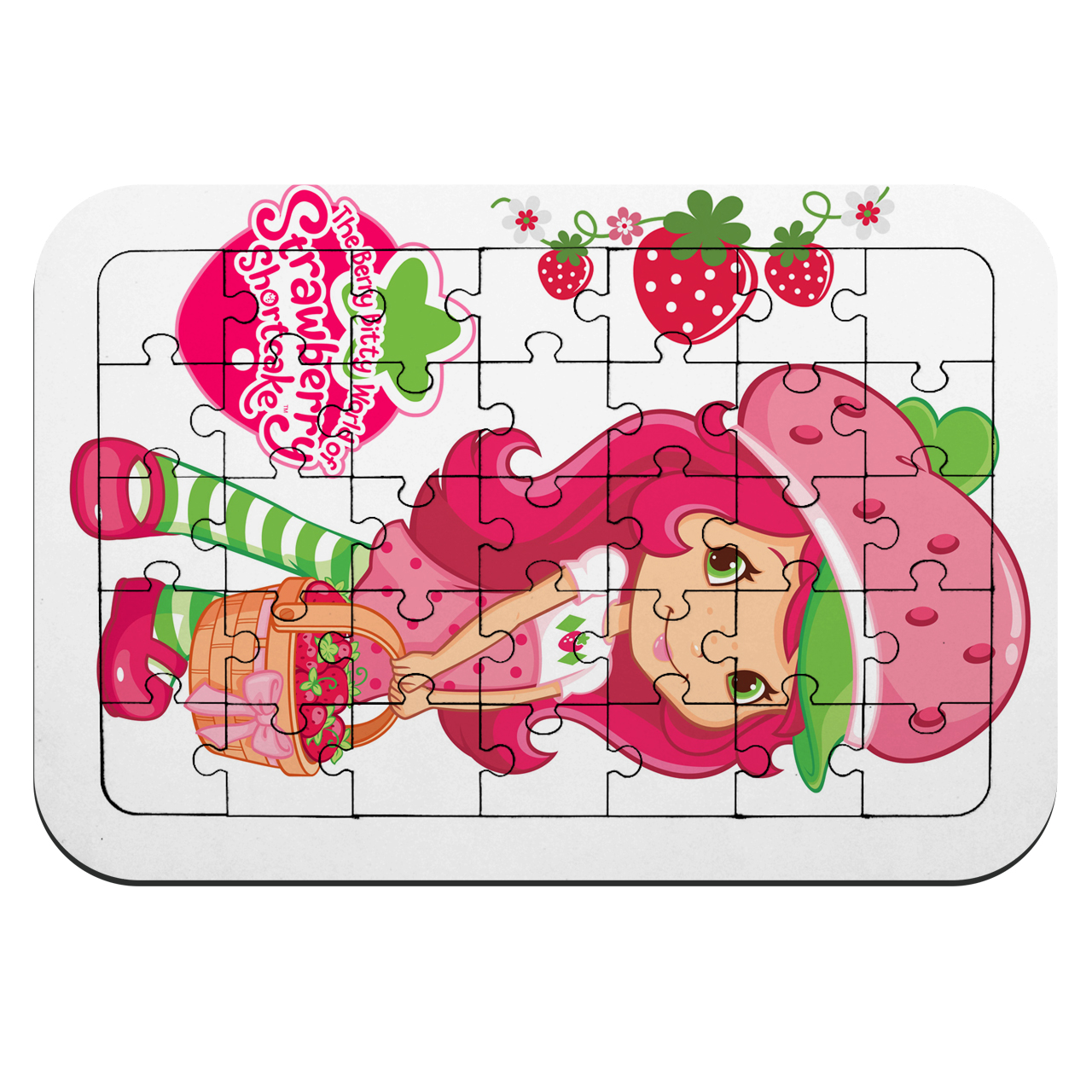 پازل 35 تکه طرح دختر توت فرنگی مدل NI790