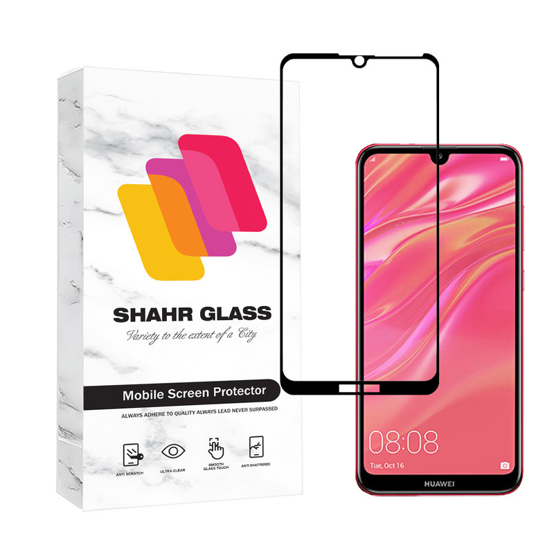 محافظ صفحه نمایش شهر گلس مدل FULSLSH مناسب برای گوشی موبایل هوآوی Y7 Prime 2019 / Y7 Pro 2019 / Y7 2019 | کالا برتری