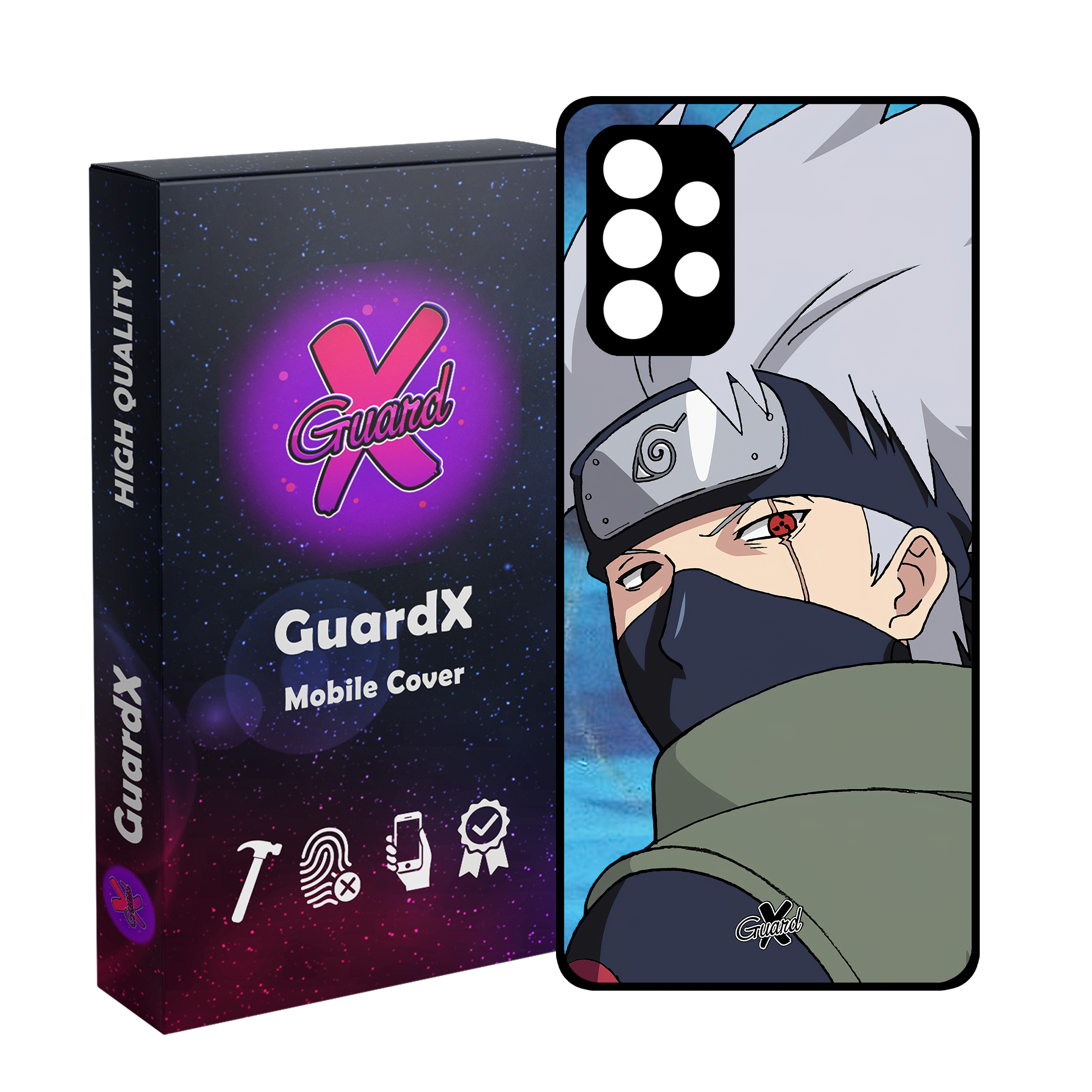 کاور گارد ایکس طرح Kakashi Anime مدل Glass10523 مناسب برای گوشی موبایل سامسونگ Galaxy A33 5G