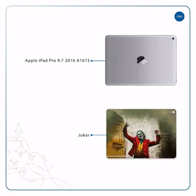 برچسب پوششی ماهوت مدل Joker مناسب برای تبلت اپل iPad Pro 9.7 2016 A1673