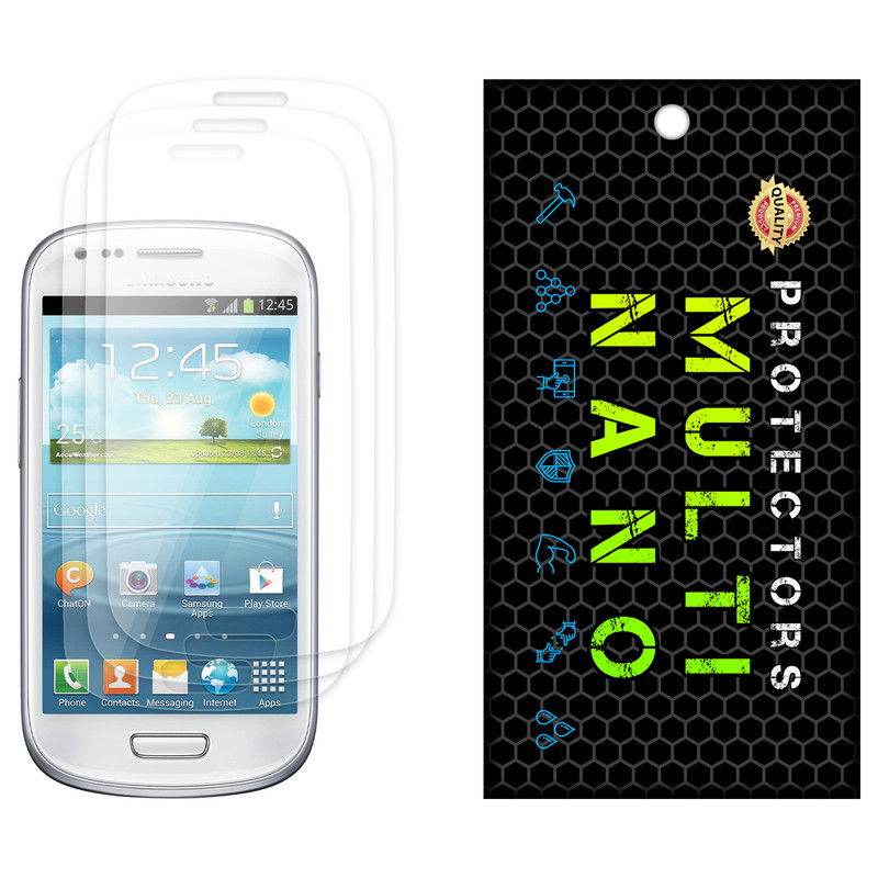 محافظ صفحه نمایش مولتی نانو مدل X-S3N مناسب برای گوشی موبایل سامسونگ Galaxy S3 Mini بسته سه عددی | کالا برتری