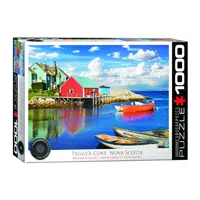 پازل 1000 تکه یوروگرافیکس پازلز مدل Peggy’s Cove, Nova Scotia كد 60005438