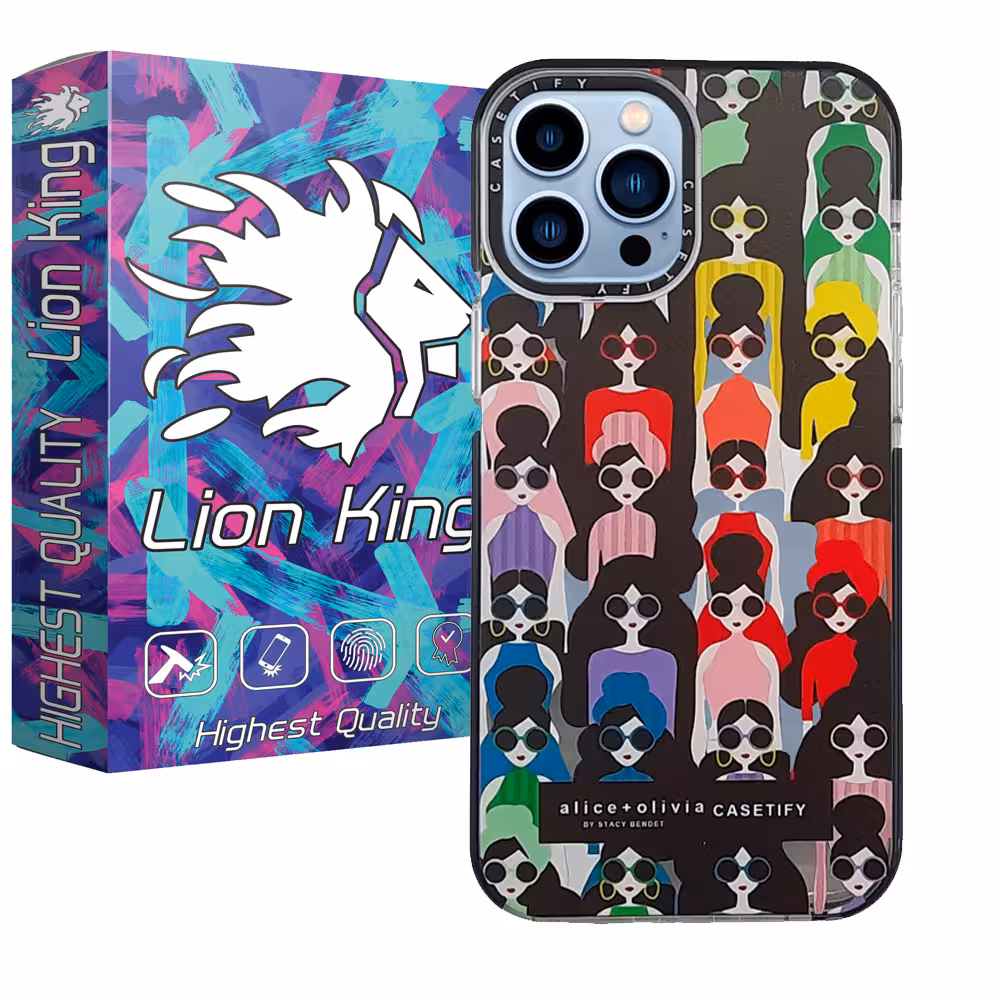 کاور لاین کینگ مدل casetifygirls مناسب برای گوشی موبایل اپل IPhone 14 pro Max