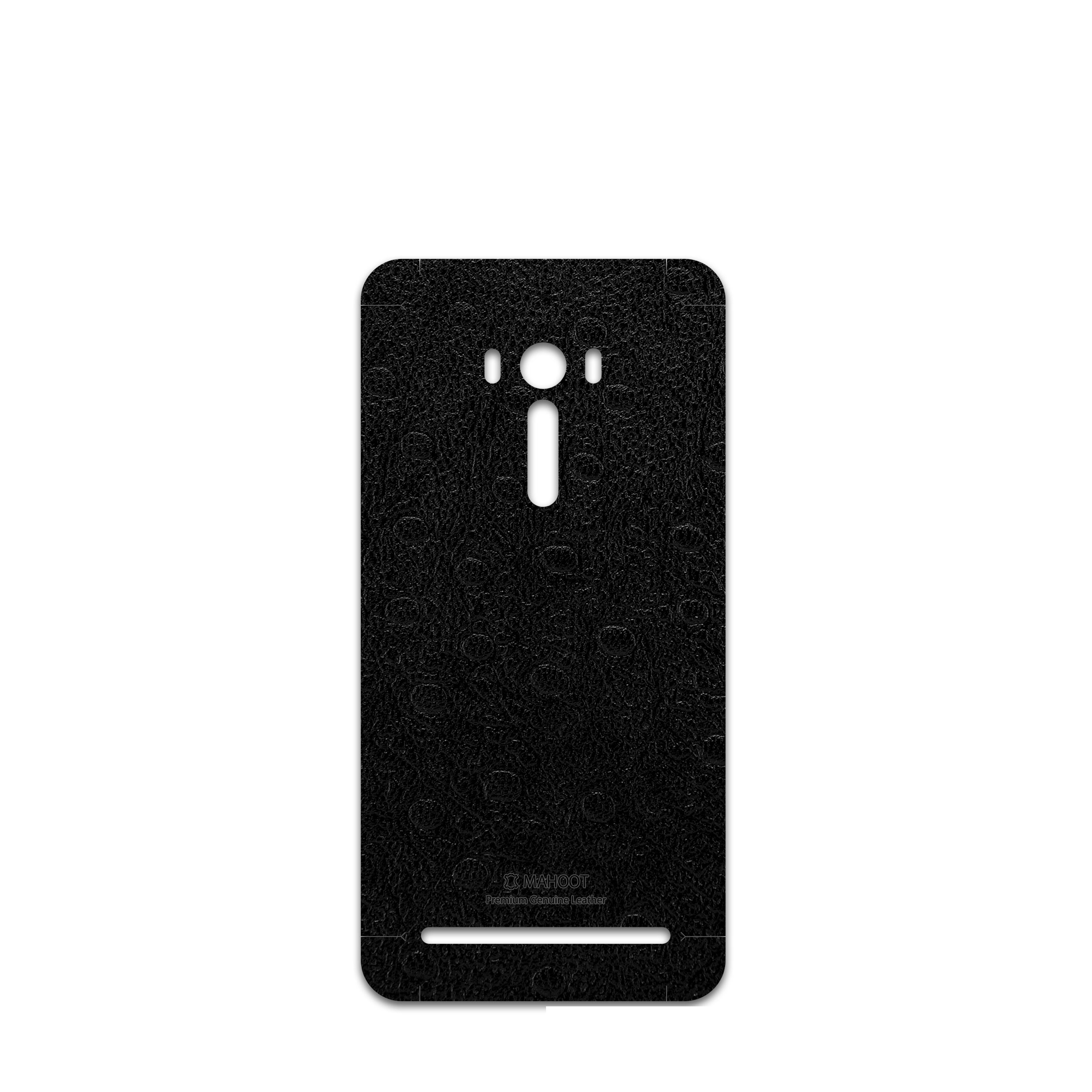 برچسب پوششی ماهوت مدل Ostrich-Leather مناسب برای گوشی موبایل ایسوس ZenFone Selfie