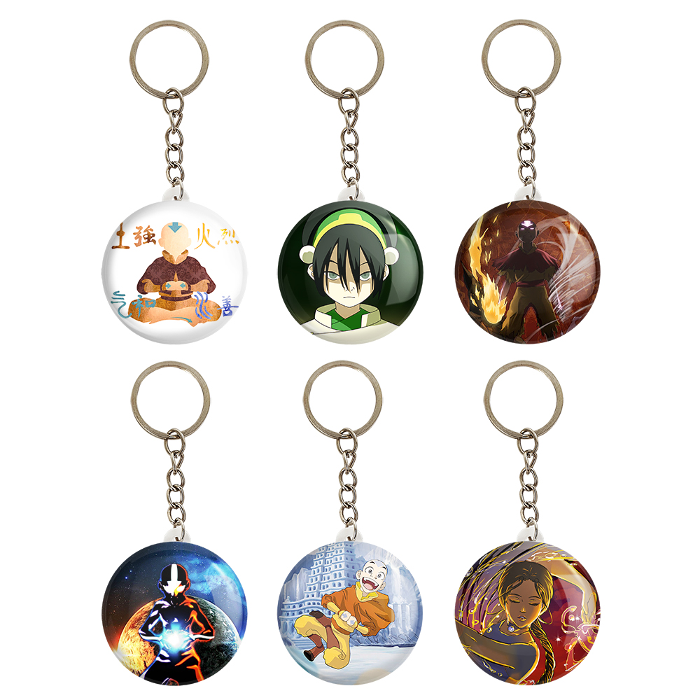 جاکلیدی خندالو مدل انیمه آواتار کد 563B مجموعه 6 عددی