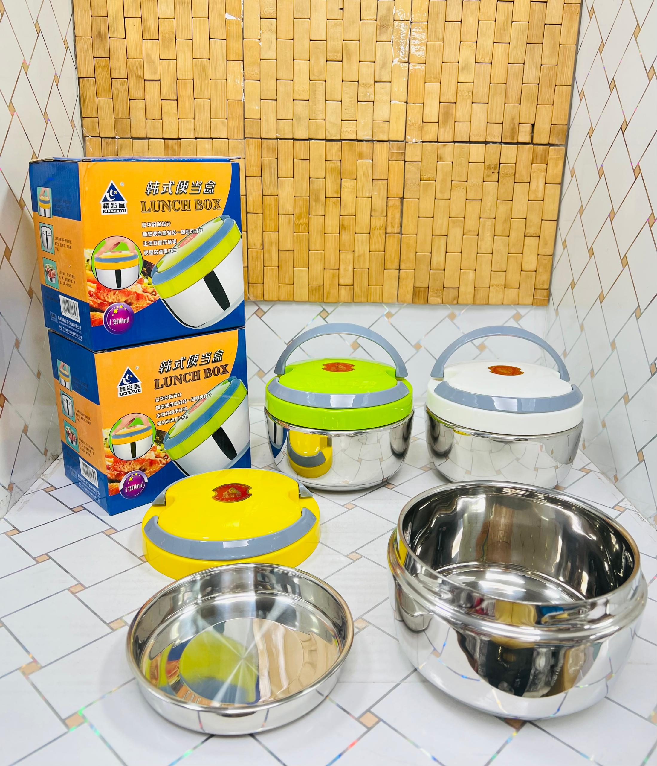 ظرف غذا داخل استیل 900 میل