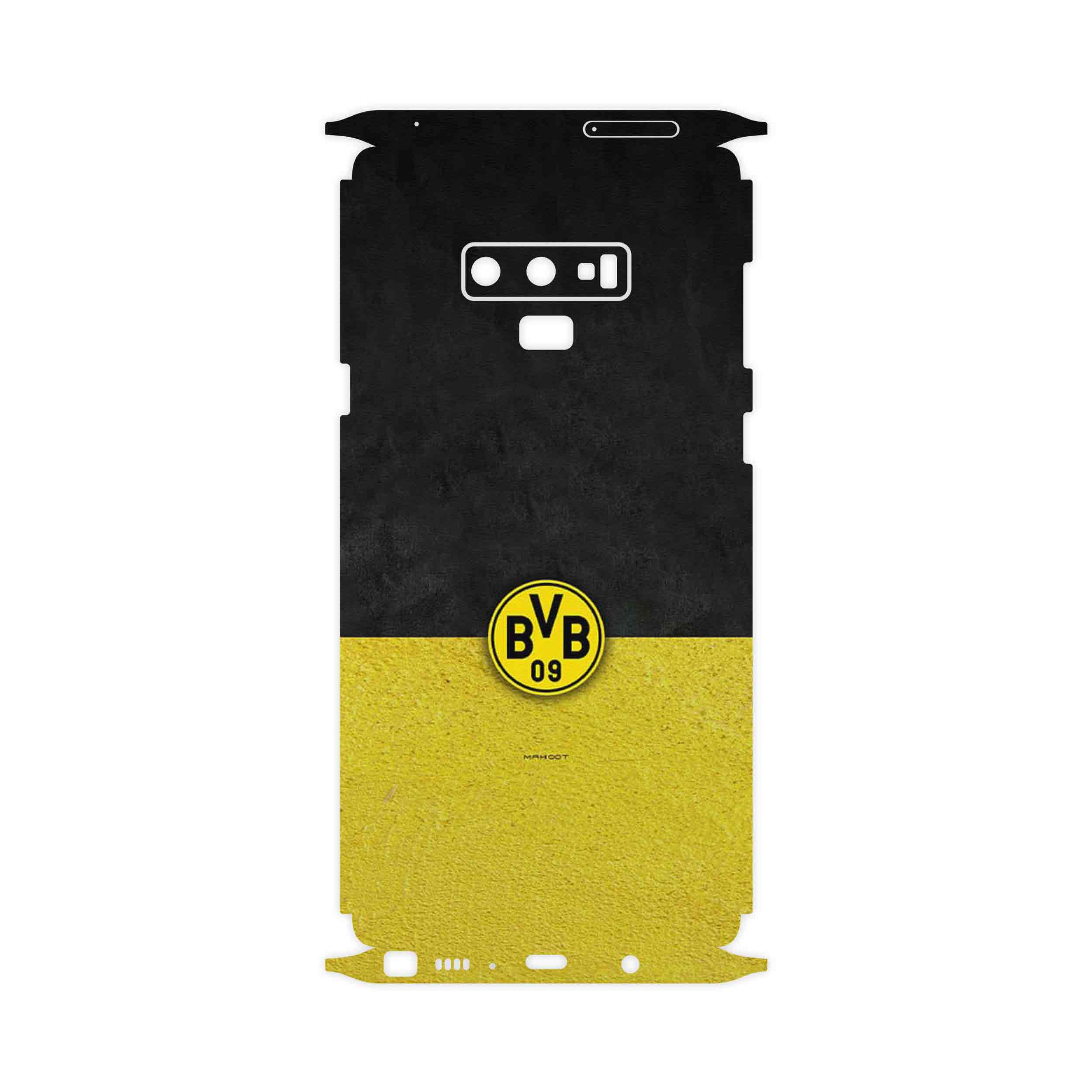 برچسب پوششی ماهوت مدل Borussia Dortmund FC-FullSkin مناسب برای گوشی موبایل سامسونگ Galaxy Note 9