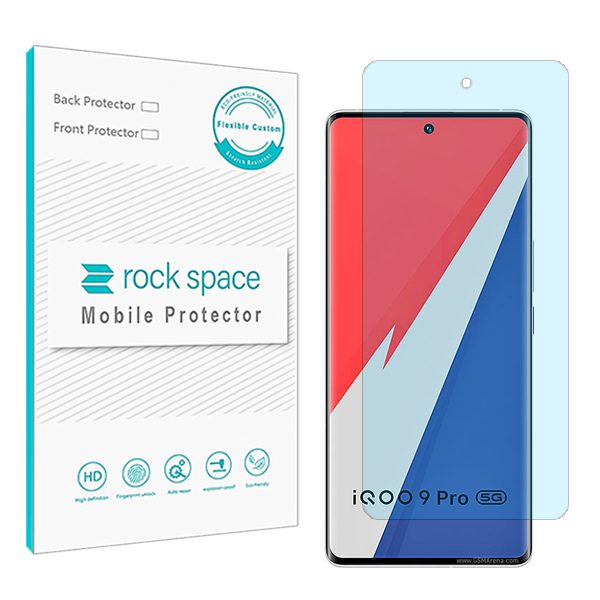 گلس ویوو iQOO 9 Pro مدل نانو هیدروژل آنتی بلو برند راک اسپیس کد S