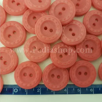 دکمه 32 موادی صورتی مات