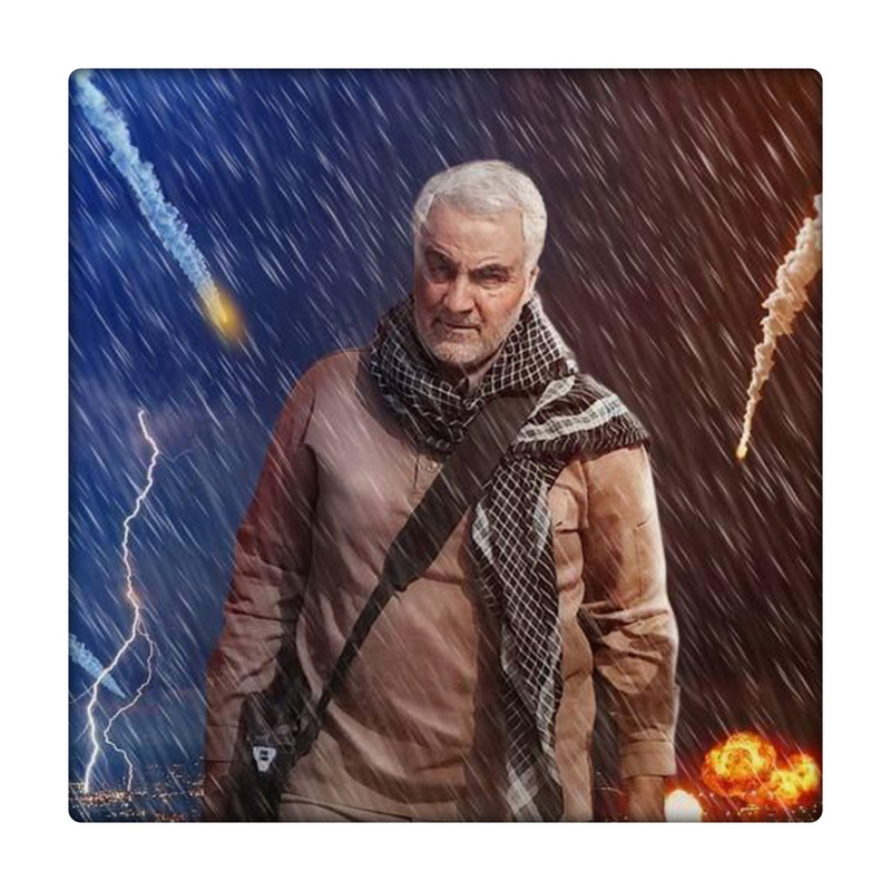 کاشی طرح حاج قاسم سلیمانی کد 7958882